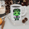 Tasse Mug Monstre Halloween en Céramique - Idée Cadeau Originale - pour Enfants et Adultes - Tasse à Café