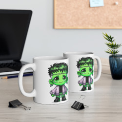 Tasse Mug Monstre Halloween en Céramique - Idée Cadeau Originale - pour Enfants et Adultes - Tasse à Café