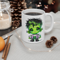 Tasse Mug Monstre Halloween en Céramique - Idée Cadeau Originale - pour Enfants et Adultes - Tasse à Café