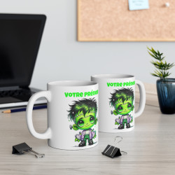 Tasse Mug Monstre Halloween en Céramique Personnalisable - Idée Cadeau Originale - pour Enfants et Adultes - Tasse à Café