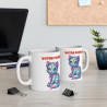 Tasse Mug Chat Zombie Personnalisable Halloween en Céramique - Idée Cadeau Originale - pour Enfants et Adultes - Tasse à Café