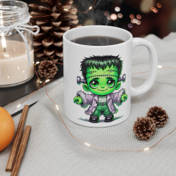 Tasse Mug Monstre en Céramique Halloween - Idée Cadeau Originale - pour Enfants et Adultes - Tasse à Café