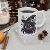 Tasse Mug Araignée Sorcière en Céramique Halloween - Idée Cadeau Originale - pour Enfants et Adultes - Tasse à Café