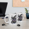 Tasse Mug Araignée Sorcière en Céramique Halloween - Idée Cadeau Originale - pour Enfants et Adultes - Tasse à Café