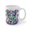 Tasse Mug Chat Halloween Fantaisie en Céramique - Idée Cadeau Originale - pour Enfants et Adultes - Tasse à Café