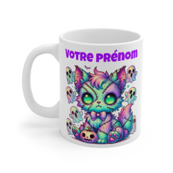Tasse Mug Chat Halloween...
