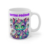 Tasse Mug Chat Halloween Fantaisie en Céramique - Personnalisable - Idée Cadeau Originale - pour Enfants et Adultes