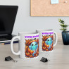 Tasse Mug Fantôme Citrouille en Céramique Halloween - Personnalisable - Idée Cadeau Originale - pour Enfants et Adultes