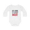 Body bébé "50% Papa, 50% Maman 100% Moi" - Doux, coton