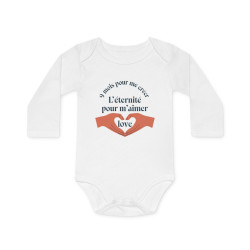 Body bébé "9 mois pour me...
