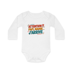 Body bébé "Attention Papi,...