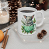Tasse Mug Lapin en Céramique Noël - Idée Cadeau Originale - pour Enfants et Adultes Tasse à Café Hivernale
