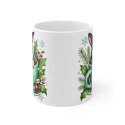 Tasse Mug Lapin en Céramique Noël - Idée Cadeau Originale - pour Enfants et Adultes Tasse à Café Festive