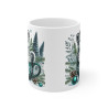 Tasse Mug Léopard des Neiges  Noël - Idée Cadeau Originale - pour Enfants et Adultes Tasse à Café Hivernale