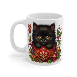 Tasse Mug Chat Noir en...