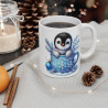 Tasse Mug Pingouin  Noël - Idée Cadeau Originale - pour Enfants et Adultes Tasse à Café Hivernale