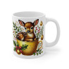 Tasse Mug Faon  Noël - Idée Cadeau Originale - pour Enfants et Adultes Tasse à Café Festive