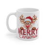 Tasse Mug de Noël avec Renne de Noël "Merry Christmas" en Céramique - Idée Cadeau Originale - pour Enfants et Adultes