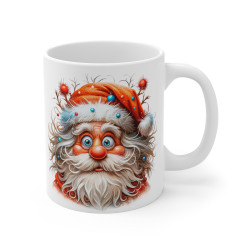 Tasse de Noël "Père Noël Excentrique" - Mug en Céramique pour une Ambiance Festive et Amusante
