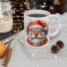 Tasse de Noël "Père Noël Amusant" - Mug en Céramique Illustré pour une Ambiance Joyeuse et Festive