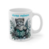 Mug Personnalisable "Prénom" avec Léopard des Neiges de Noël - Tasse en Céramique Festive et Unique