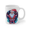Mug de Noël "Père Noël dans l'Espace" en Céramique - Idée Cadeau Unique pour Enfants et Adultes