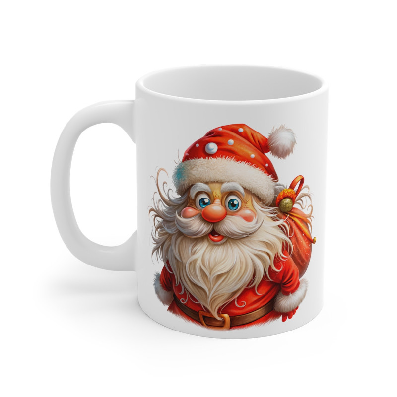 Tasse Mug Père Noël en Céramique Noël - Idée Cadeau Originale - pour Enfants et Adultes Tasse à Café Festive