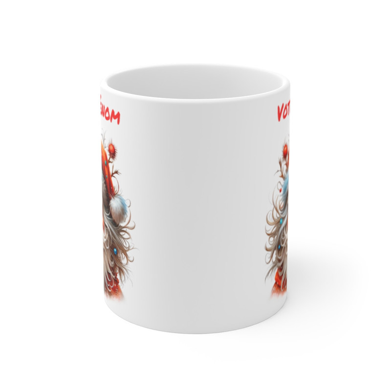 Mug Personnalisé avec Père Noël Coloré - Tasse de Noël en Céramique - Cadeau Unique et Festif avec Prénom