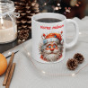 Mug Personnalisé avec Père Noël Coloré - Tasse de Noël en Céramique - Cadeau Unique et Festif avec Prénom