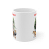 Mug de Noël Personnalisé - Père Noël et Amis de la Forêt en Céramique - Prénom au Choix
