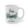 Mug Tasse "Papy d'Amour pour Toujours" - Tasse Émotion pour Grand-Père - Cadeau Touchant et Personnel