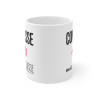 Mug  Humour Femme Tasse Classe avec Embrasse Rouge - Tasse Humoristique en Céramique - Cadeau Drôle et Tendance