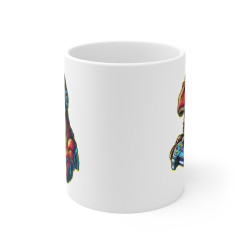 Mug Gamer Dino - T-Rex avec Casque et Manette - Cadeau Fun pour Joueurs et Fans de Dinosaures