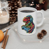 Mug Gamer Dino - T-Rex avec Casque et Manette - Cadeau Fun pour Joueurs et Fans de Dinosaures