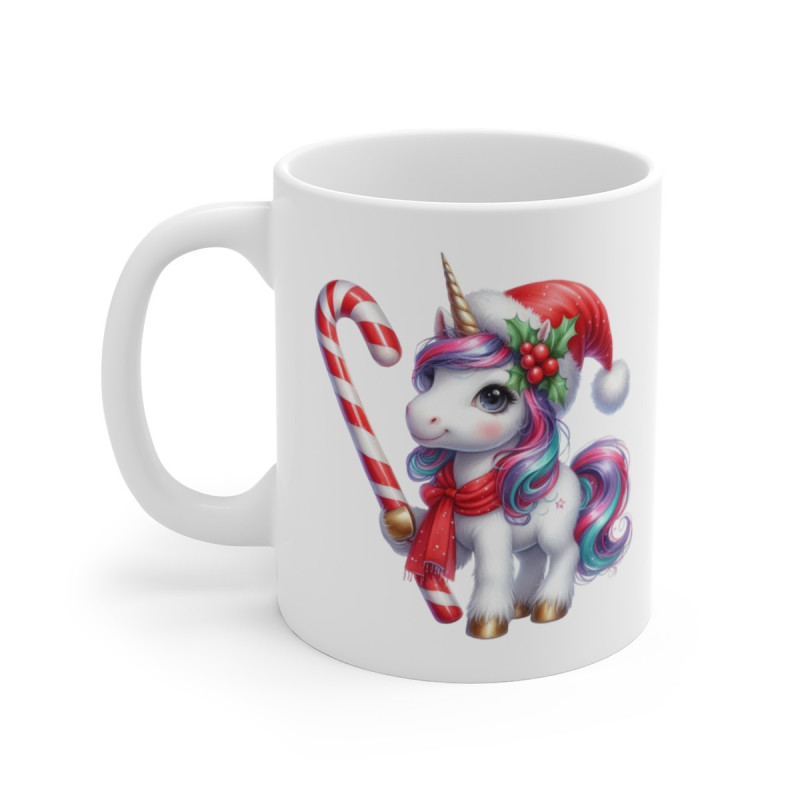 Mug Licorne de Noël - Tasse Adorable et Festive - Idée Cadeau Magique pour les Fêtes