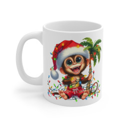 Mug Singe de Noël - Tasse...