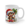 Mug Singe de Noël - Tasse Exotique et Amusante - Cadeau Fun et Festif pour les Fêtes