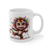 Mug Singe de Noël Lumineux - Tasse Drôle et Festive - Cadeau Parfait pour les Fêtes
