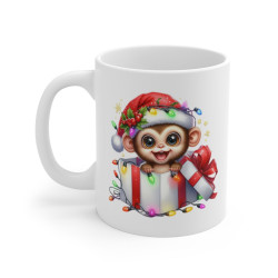 Mug Singe de Noël en Cadeau...