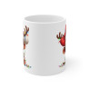 Mug Singe Renne de Noël - Tasse Mignonne et Festive - Idée Cadeau pour les Amateurs de Noël