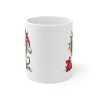 Mug Singe de Noël avec Guirlandes - Tasse Mignonne et Festive - Cadeau Idéal pour les Fêtes