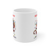 Mug Personnalisé Singe de Noël - Tasse Festive avec Prénom - Cadeau Mignon pour les Fêtes