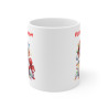 Mug Personnalisé Singe de Noël - Tasse Festive avec Prénom - Idée Cadeau Mignon pour les Fêtes