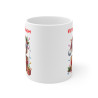 Mug Personnalisé Singe de Noël - Tasse avec Prénom - Cadeau Festif et Mignon pour les Fêtes