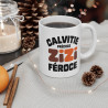 Mug Humour "Calvitie Précoce, Zizi Féroce" - Tasse Audacieuse et Drôle