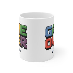 Mug "Game Over" - Tasse Gamer en Pixel Art - Cadeau Parfait pour les Fans de Jeux Vidéo