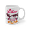 Mug "Meilleure Mamie du Monde" - Tasse Cadeau pour Mamie - Design Floral et Élégant