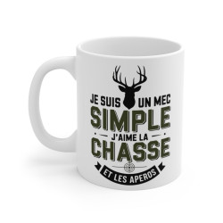 Mug "J'aime la Chasse et...