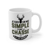 Mug "J'aime la Chasse et les Apéros" - Tasse Humoristique pour Chasseur - Cadeau Original