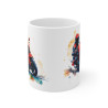 Mug Moto Rouge - Tasse Dynamique pour Passionnés de Motos - Design Artistique et Éclatant